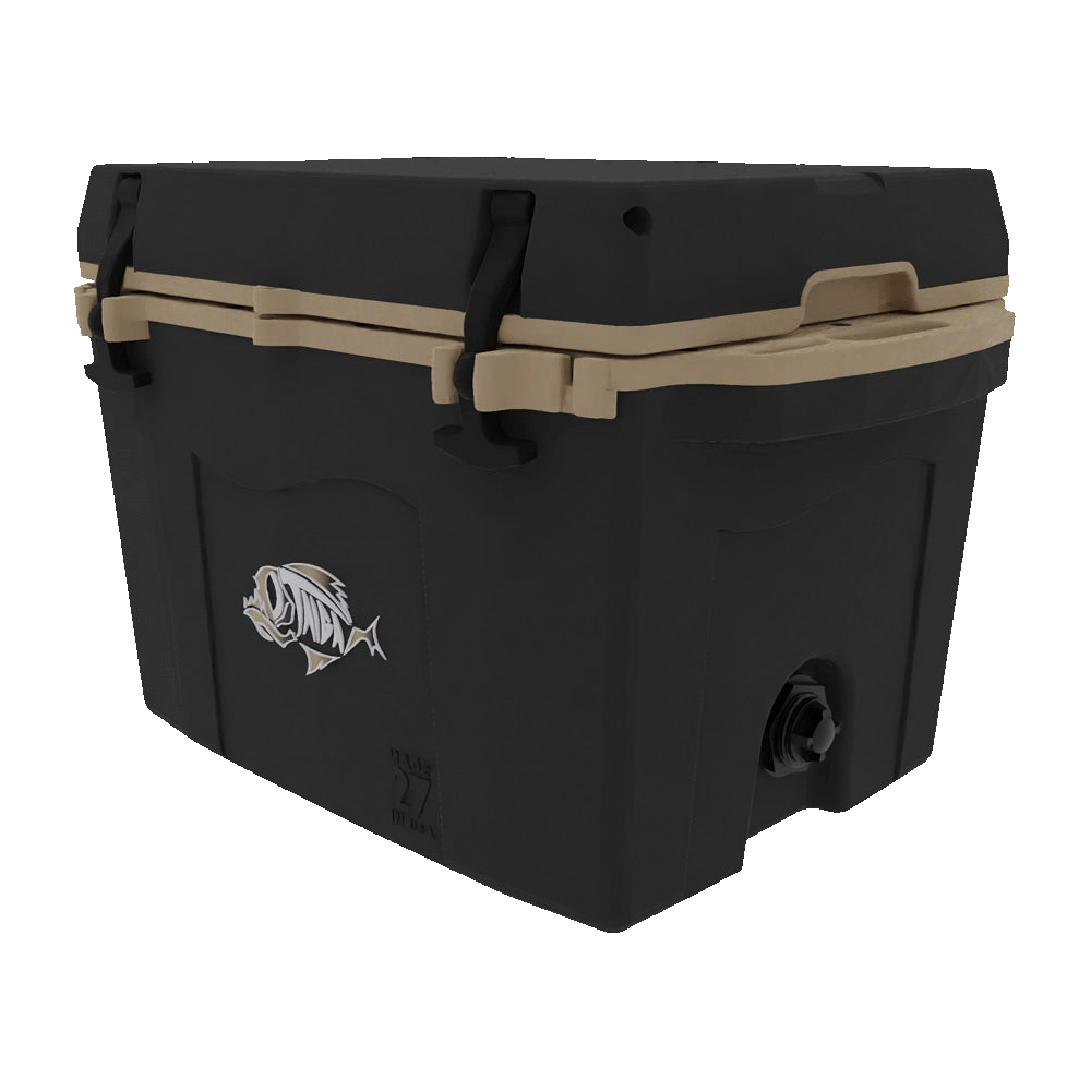 Taiga 27 Qt Black & Tan Cooler | American-Made Ice Chest