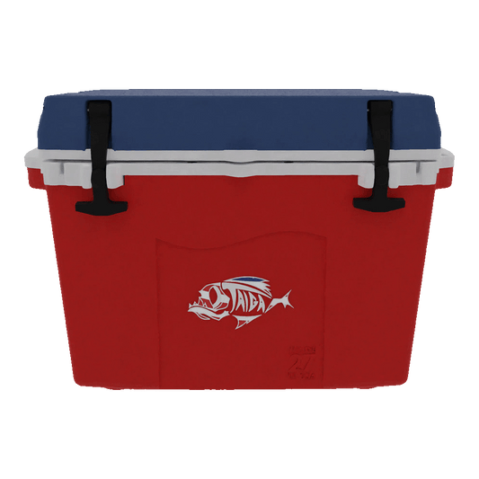  Taiga Coolers 27 Quart Red White and Blue Cooler 