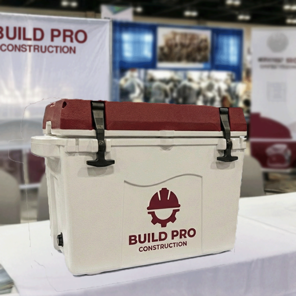 Taiga Coolers 27 Quart Custom Cooler flat logo