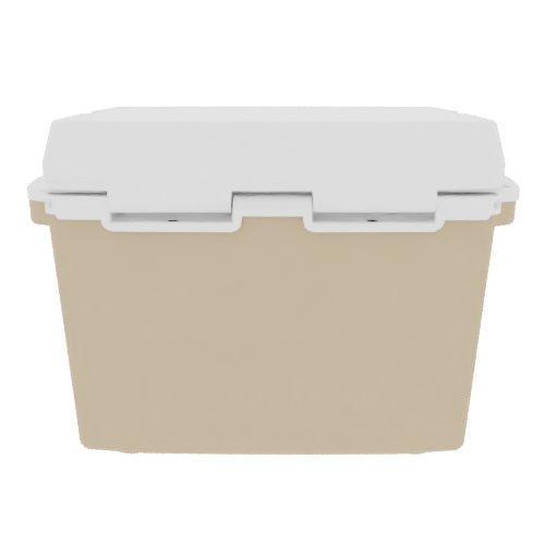 Taiga 27QT Hard Cooler – Tan Base with White Lid | Marine & Boating Ice Chest