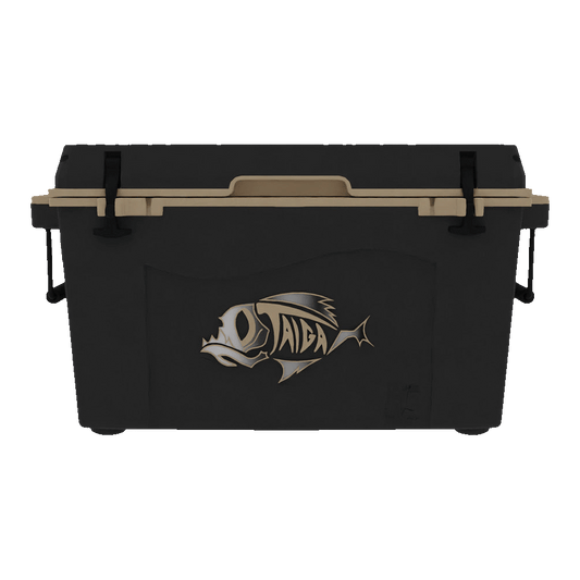 Taiga Coolers 55 Quart Black and Tan Cooler