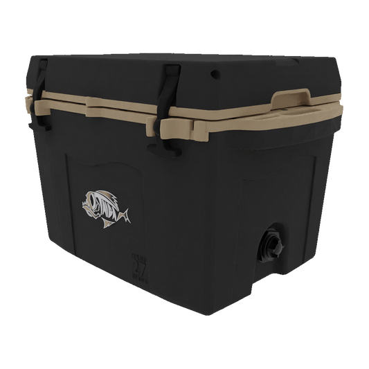Taiga Coolers 27 Quart Black and Tan Cooler