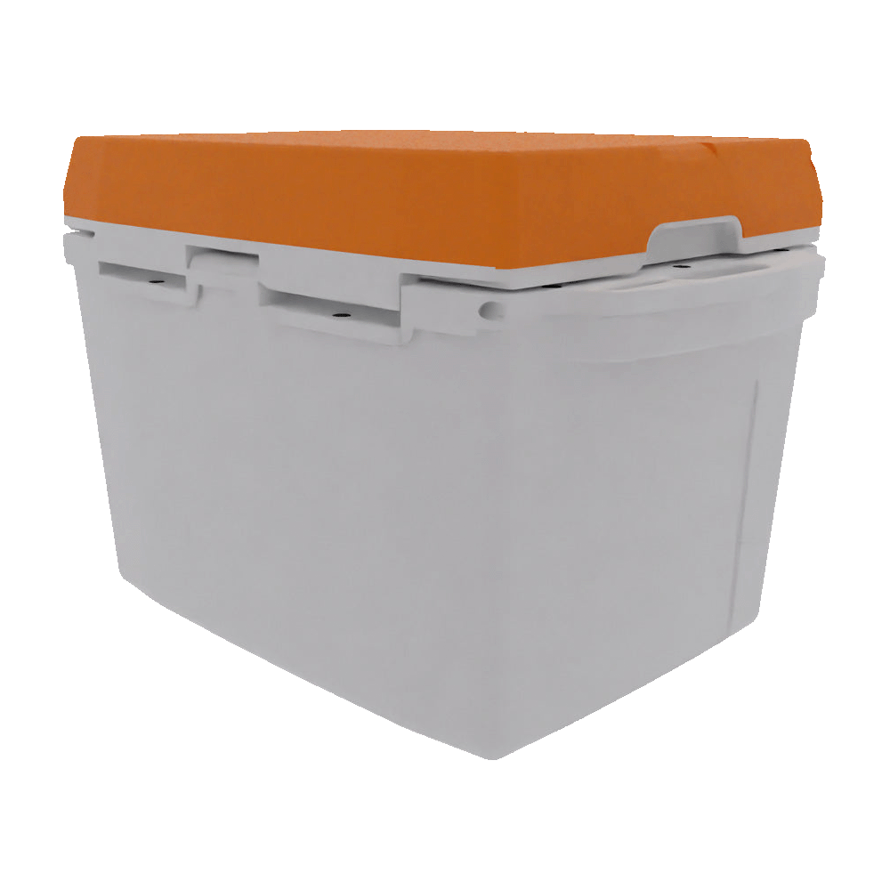Taiga Coolers 27 Quart Orange Cooler