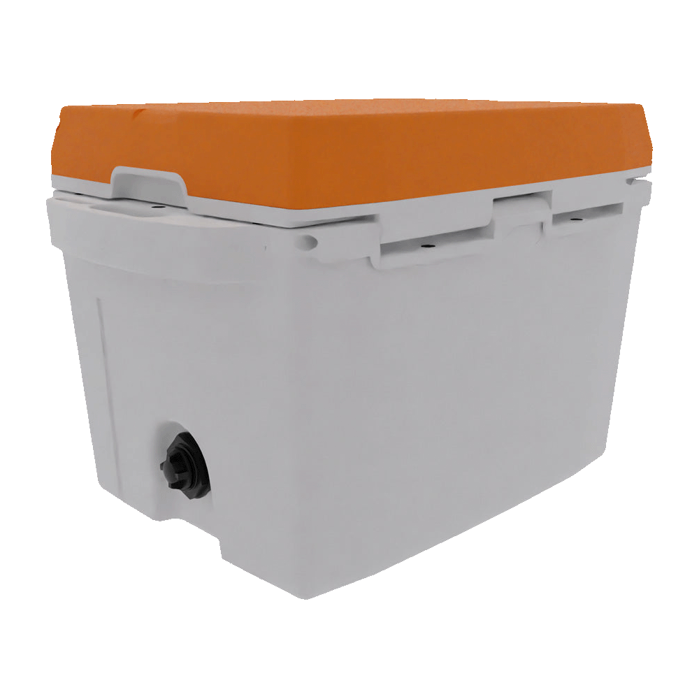Taiga Coolers 27 Quart Orange Cooler