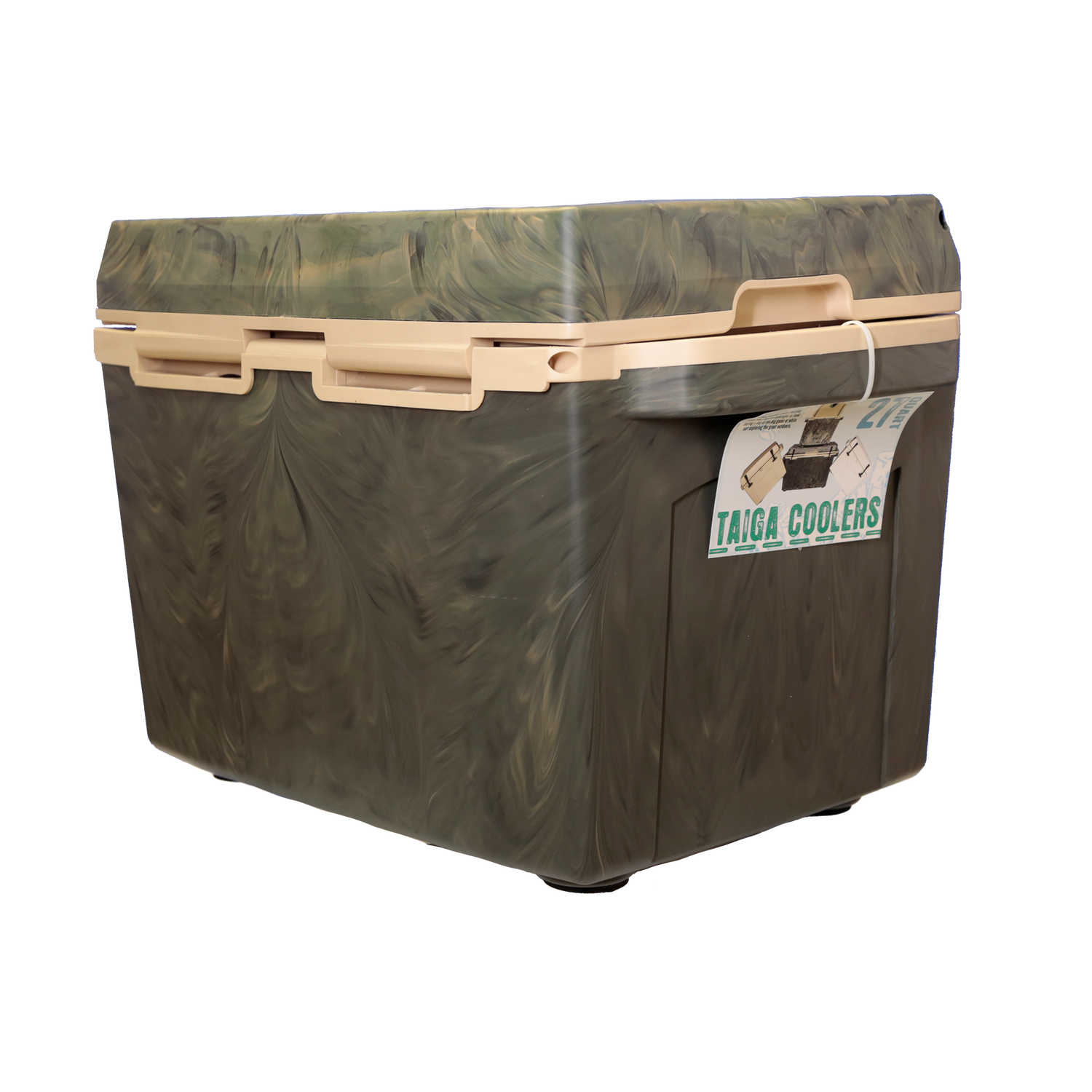Taiga Coolers 27 Quart Woodland Camo Cooler