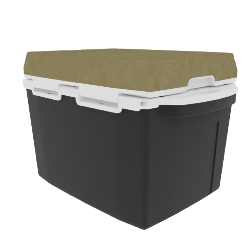 Taiga 27 Quart Black Cooler with Tan Lid – Rugged Hard Shell Outdoor Ice Chest