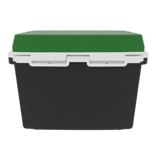 Taiga 27 Quart Black Cooler with Green Lid – Hunting & Fishing Ice Chest Built for the Field