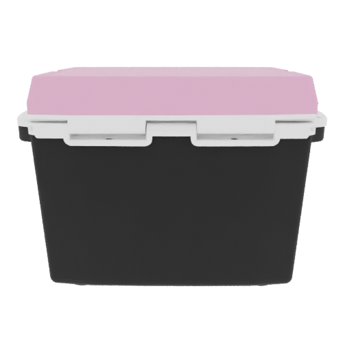Taiga 27 Quart Black Cooler with Pink Lid – Hard Sided Camping Ice Chest Made in the USA