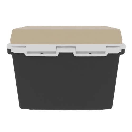 Taiga 27 Quart Black Cooler with Tan Lid – Rugged Boating & Marine Ice Chest Made in the USA