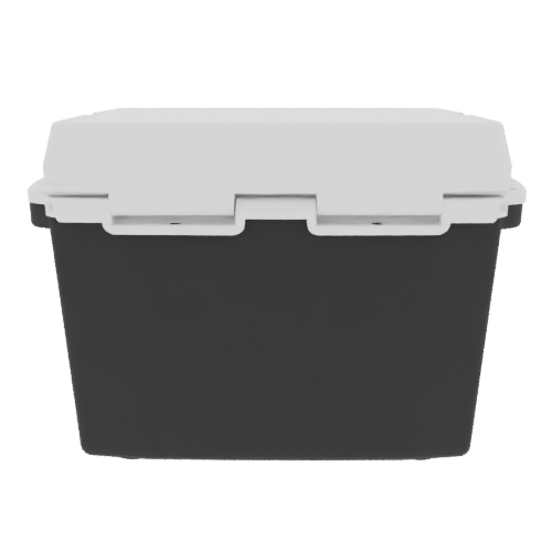 Taiga 27 Quart Black Cooler with White Lid – Marine-Ready Boating Ice Chest Built in the USA