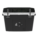 Taiga 27 Quart Black Cooler with Camouflage Lid – Rugged Marine Ice Chest for Boats & Offshore