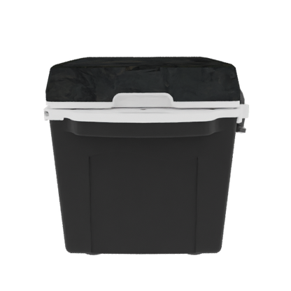 Taiga 27 Quart Black Cooler with Camouflage Lid – Rugged Marine Ice Chest for Boats & Offshore