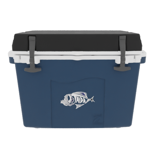 Taiga 27 Quart Blue Cooler with Black Lid – Rugged Hard-Sided Ice Chest Built for the Outdoors