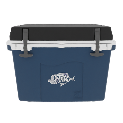Taiga 27 Quart Blue Cooler with Black Lid – Rugged Hard-Sided Ice Chest Built for the Outdoors