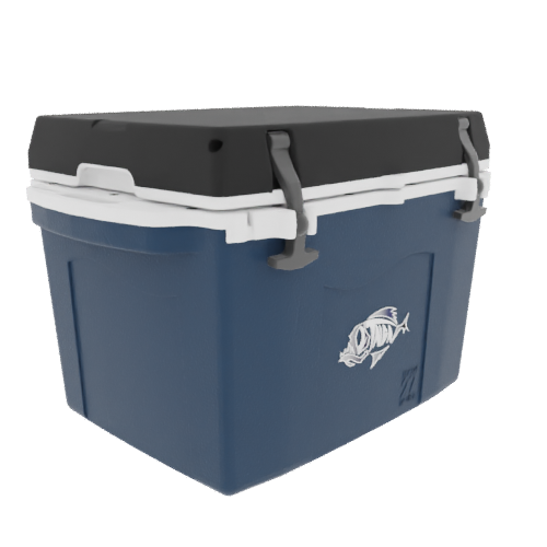 Taiga 27 Quart Blue Cooler with Black Lid – Rugged Hard-Sided Ice Chest Built for the Outdoors