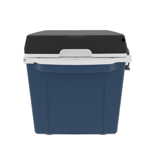 Taiga 27 Quart Blue Cooler with Black Lid – Rugged Hard-Sided Ice Chest Built for the Outdoors