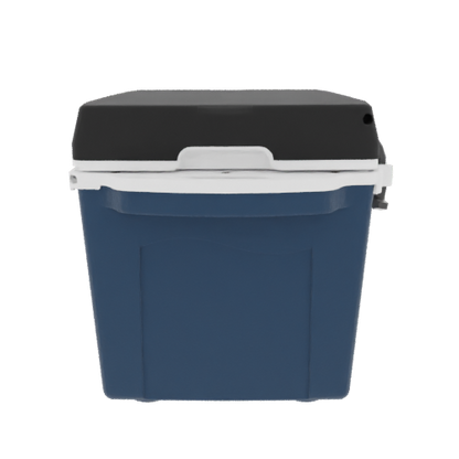 Taiga 27 Quart Blue Cooler with Black Lid – Rugged Hard-Sided Ice Chest Built for the Outdoors
