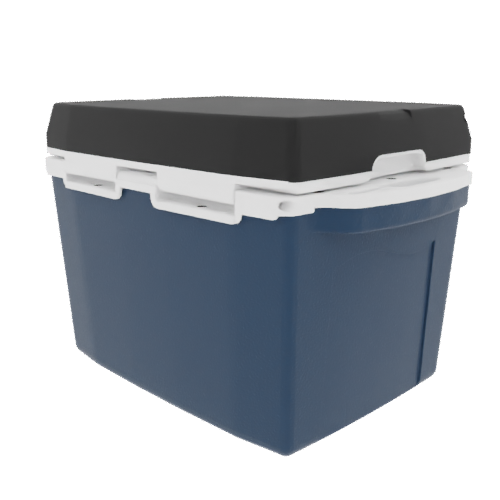 Taiga 27 Quart Blue Cooler with Black Lid – Rugged Hard-Sided Ice Chest Built for the Outdoors