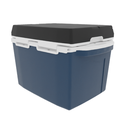 Taiga 27 Quart Blue Cooler with Black Lid – Rugged Hard-Sided Ice Chest Built for the Outdoors