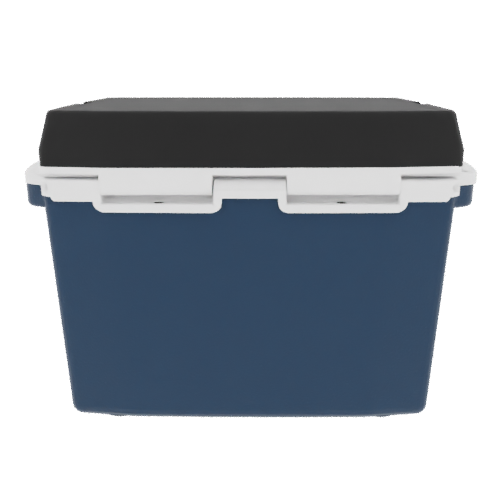 Taiga 27 Quart Blue Cooler with Black Lid – Rugged Hard-Sided Ice Chest Built for the Outdoors