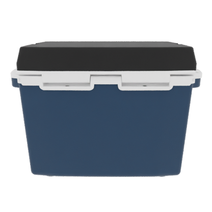 Taiga 27 Quart Blue Cooler with Black Lid – Rugged Hard-Sided Ice Chest Built for the Outdoors