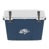 Taiga 27 Quart Blue Cooler with White Lid – American-Made Hard Shell Cooler for the Outdoors