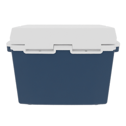 Taiga 27 Quart Blue Cooler with White Lid – American-Made Hard Shell Cooler for the Outdoors