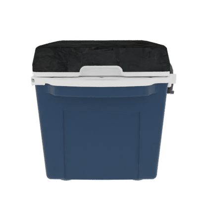 Taiga 27 Quart Blue Cooler with Woodland Camo Lid – Rugged Outdoor Ice Chest Built for the Field