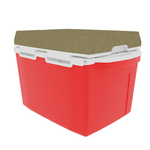 Taiga 27 Quart Hard Cooler – Red Base, Desert Tan Lid – USA Made Outdoor Ice Chest