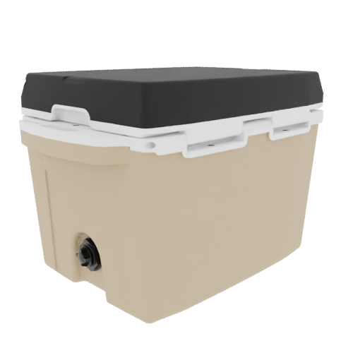 Taiga 27QT Hard Cooler – Tan Base with Black Lid | Hunting Ice Chest