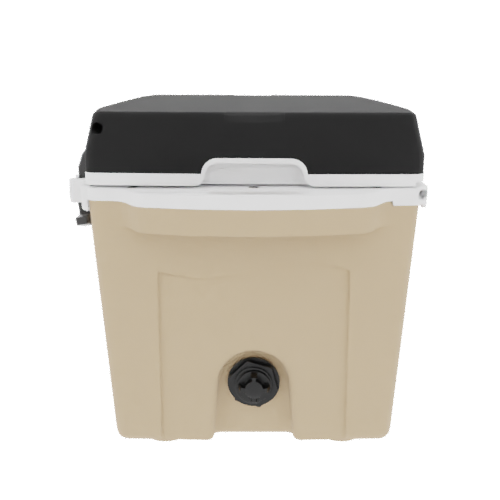 Taiga 27QT Hard Cooler – Tan Base with Black Lid | Hunting Ice Chest