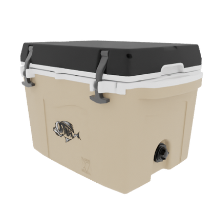Taiga 27QT Hard Cooler – Tan Base with Black Lid | Hunting Ice Chest