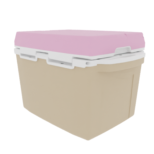 Taiga 27QT Hard Cooler – Tan Base with Pink Lid | Hunting & Camping Ice Chest