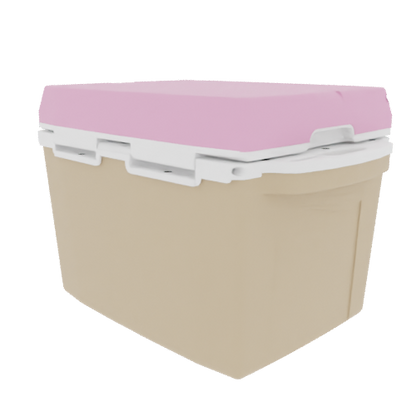 Taiga 27QT Hard Cooler – Tan Base with Pink Lid | Hunting & Camping Ice Chest