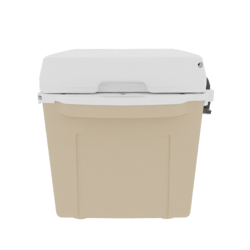 Taiga 27QT Hard Cooler – Tan Base with White Lid | Marine & Boating Ice Chest