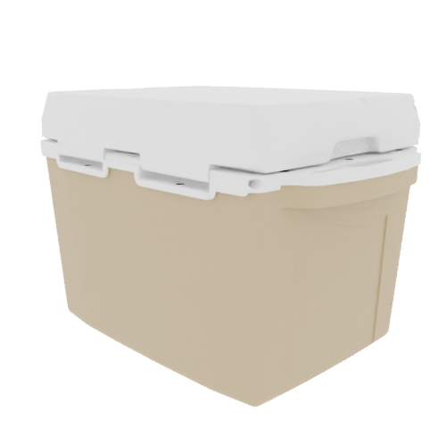 Taiga 27QT Hard Cooler – Tan Base with White Lid | Marine & Boating Ice Chest