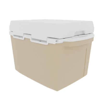 Taiga 27QT Hard Cooler – Tan Base with White Lid | Marine & Boating Ice Chest