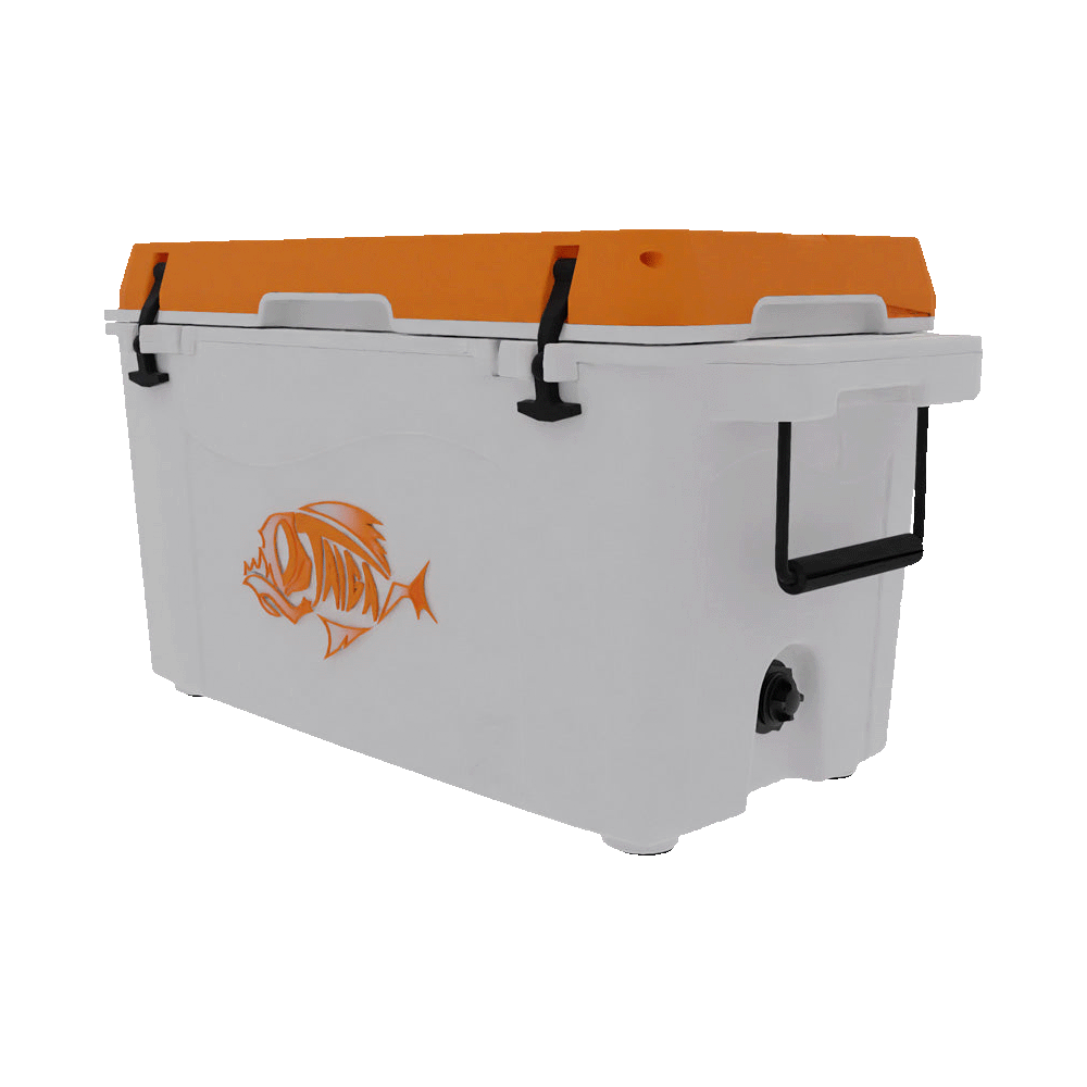 Taiga Orange Cooler: Rugged 55 Quart for Adventures!