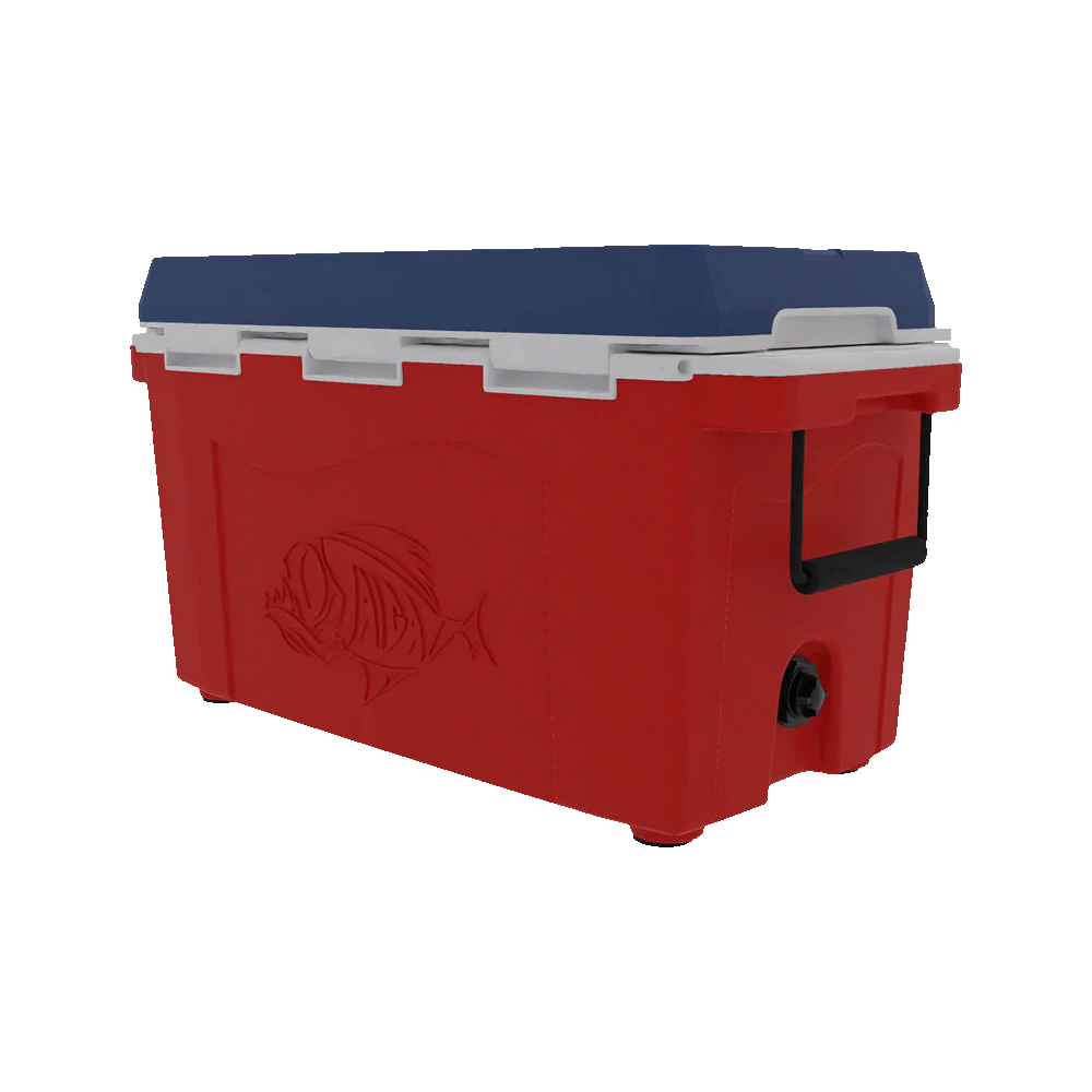Taiga Coolers 55 Quart Red White and Blue Cooler