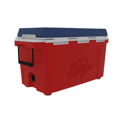 Taiga Coolers 55 Quart Red White and Blue Cooler