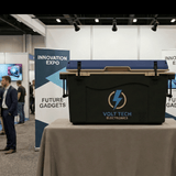 Taiga Coolers 55 Quart Custom Cooler flat logo