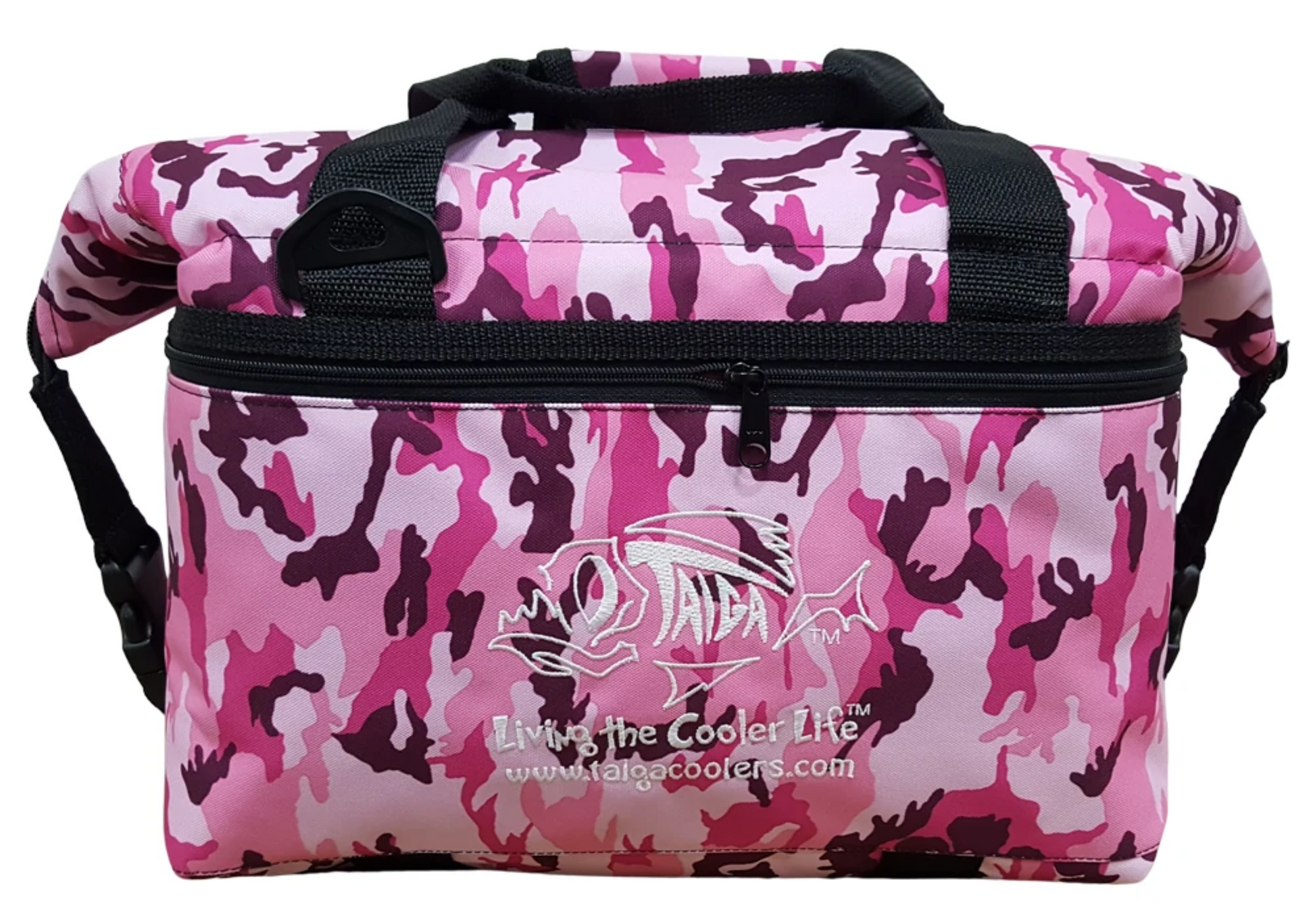 Taiga Pink Camo soft side 18 pack cooler